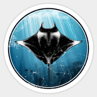 Manta Ray Sticker